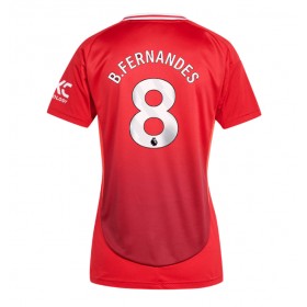 Manchester United Bruno Fernandes #8 Hemmakläder Dam 2024-25 Kortärmad